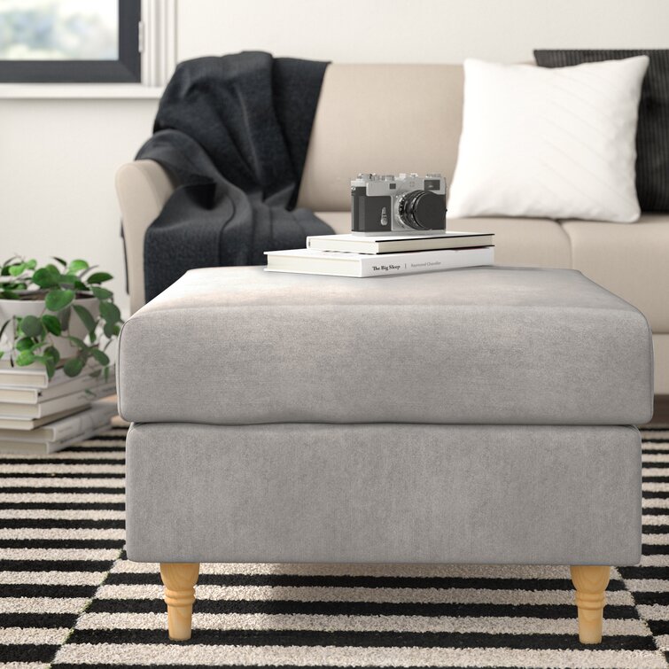 Wayfair deals grey footstool